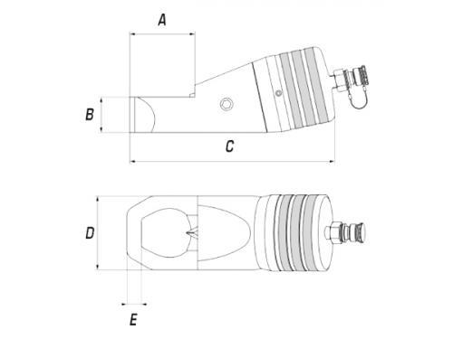 Nut splitting heads