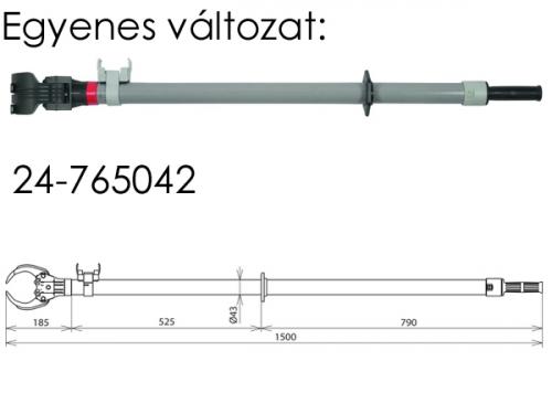 Biztosíték megfogó kezelőrúd