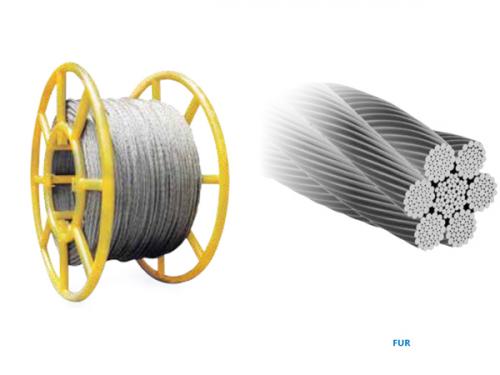 High resistance steel rope