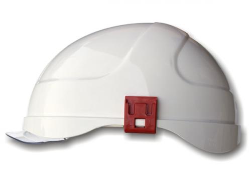 Helmet with built-in visor for electricians
