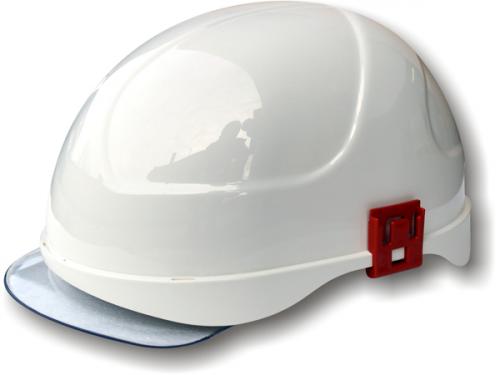 Helmet with built-in visor for electricians